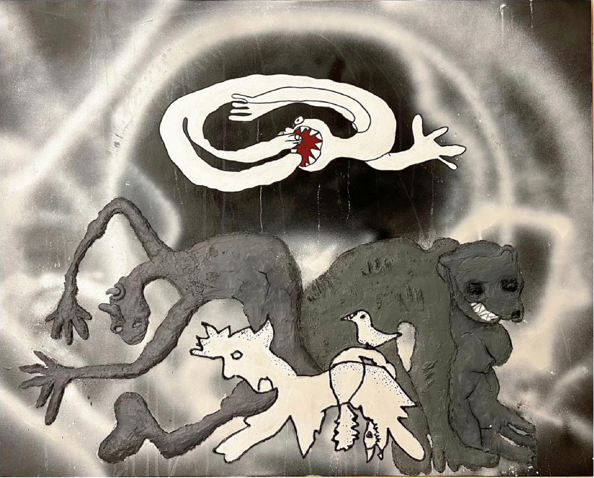 Animal Primitivism — 100×80 cm